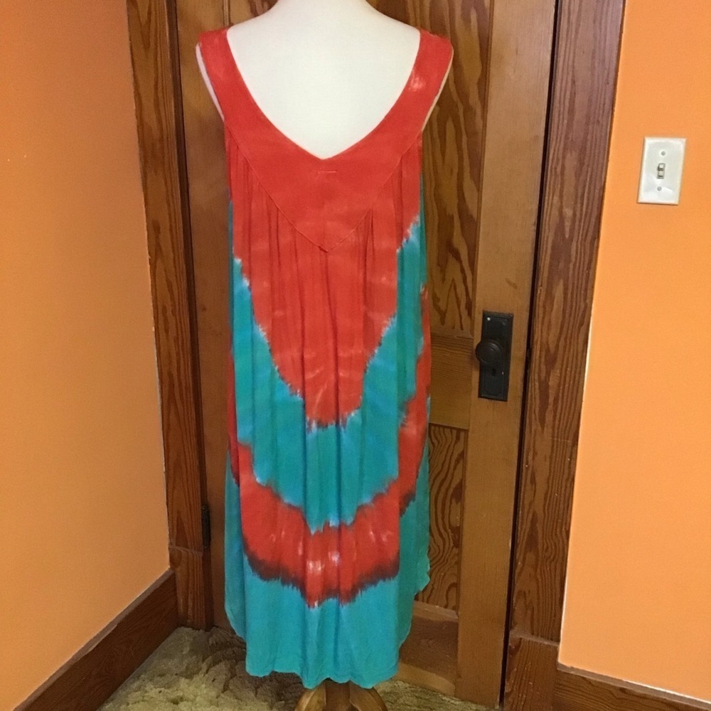 Vintage 90s butterfly mumu dress - Picture 8 of 8